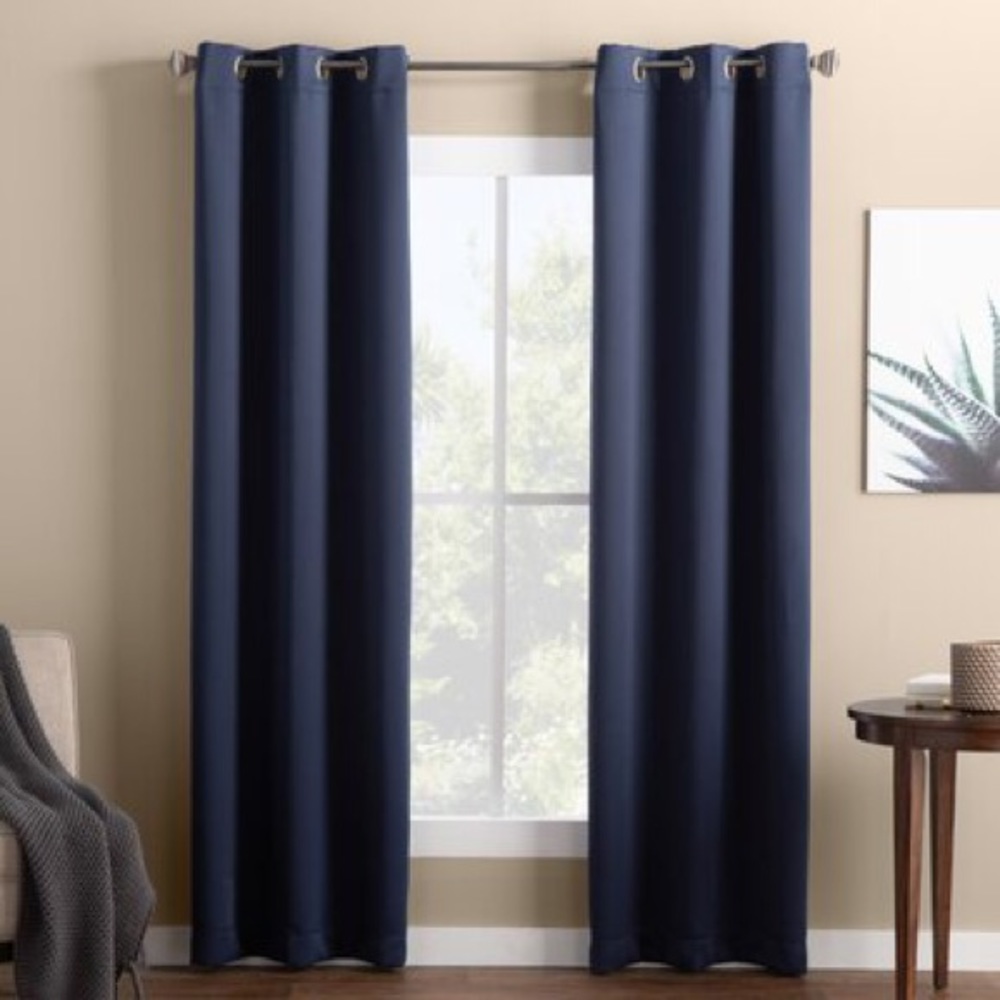 Navy Blue Curtains
